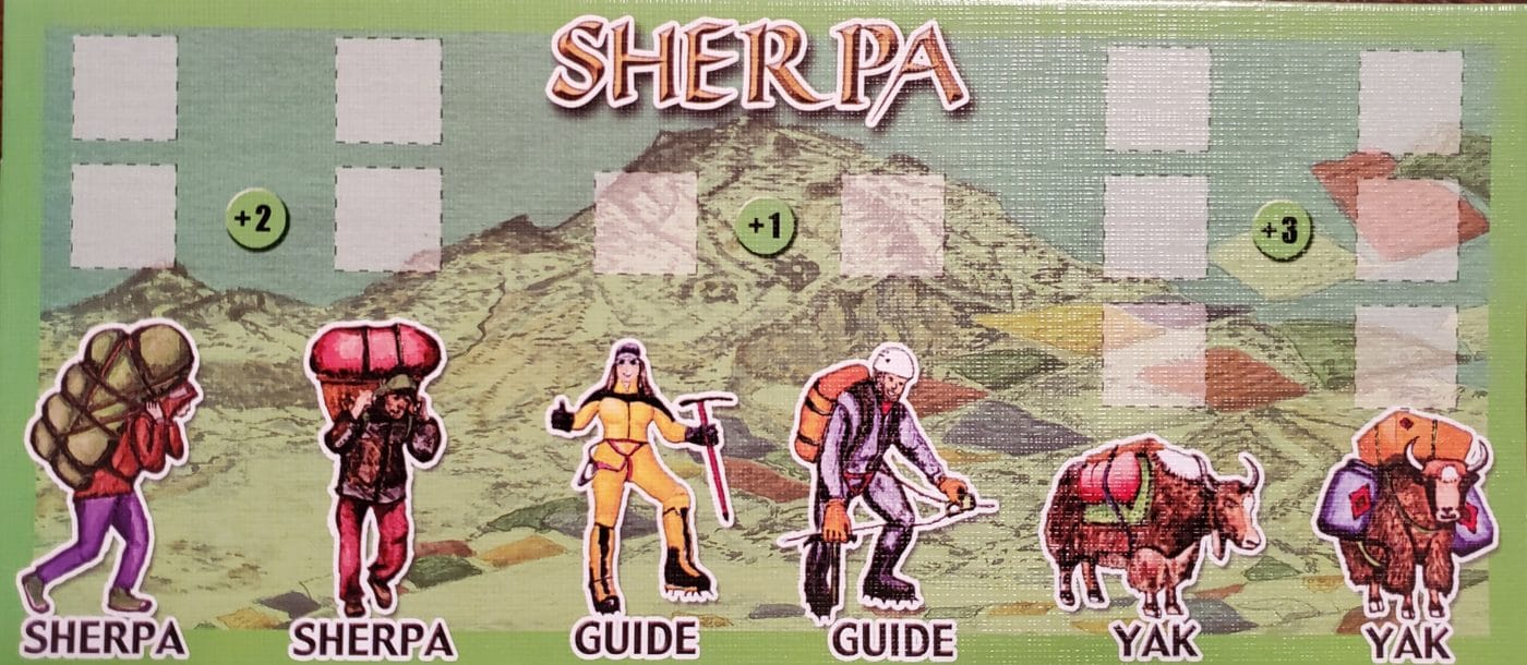 Sherpa - Plateau joueur